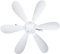 LIFKOME Ceiling Fan Portable Tent Ceiling Fan Mini Ceiling Hook Fan Rechargeable for Camping Quiet Home Fan