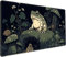 Kawaii Pilz Niedlicher Frosch Schreibtischunterlage Anime Gaming Mauspad Dunkelgrün Wald Mauspad XXL, große erweiterte Laptop-Tastatur Mauspad Schreibtischunterlage 80 x 40 cm, rutschfeste