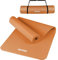 ALPIDEX Yogamatte 183 x 60 x 0.8 cm Phthalatfreie Fitness Matte E-Book Tragegurt rutschfest Gymnastik Turnen Pilates Sport Physio HIIT Yoga Trainingsmatte Isomatte Hautfreundlich, Apricot
