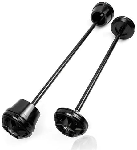 Tamponi Paratelaio Moto Assale Anteriore Forcella Cursore Statore Protector Per Yamaha MT FZ 07 FZ-07 FZ07 MT07 Tracer XSR 700 2020 2019 2018 17 16 Protezione Anticaduta Moto (Color : Black)