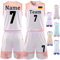 BROKANER Benutzerdefinierte Basketball Trikot & Shorts Trikotsatz für Kinder Erwachsene Personalisieren Shirt mit Namen Nummer Team Logo
