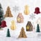 SUNBEAUTY Christmas Hanging Decoration 8 Pcs Paper Honeycomb Decoration Christmas Christmas Tree Hanging for Christmas Parties Christmas Tree Hanging New Year Room Living Room Table Decoration