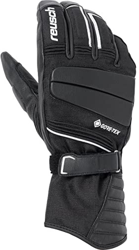 Reusch Outrider Motorrad-Lederhandschuh - Lang - Gore-Tex - Schwarz