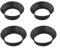 4-teiliges Silikon-Dichtungs-Set für Baratza für Encore Virtuoso Kaffeemühlen, Teile, 62 x 43 mm, Schwarz