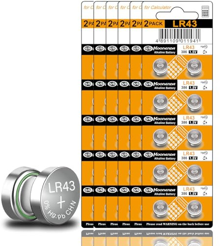 60 x AG12 Button Cell Batteries Alkaline 1.5V LR43 Batteries- G12 LR43 186 V12GA LR43SW LR1142 LR1142SW SR1142W 301 386