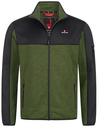 Höhenhorn Naurun - Giacca in pile ibrida da da uomo, verde, L