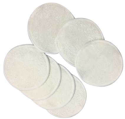 FOMIYES 10stücke Wiederverwendbare -entferner-pads Aus Bambusfasern Gesichtswaschpads Für Sanfte Reinigung Geeignet Für Augen- Lidschatten Und Lippenstift Für Reisen Und