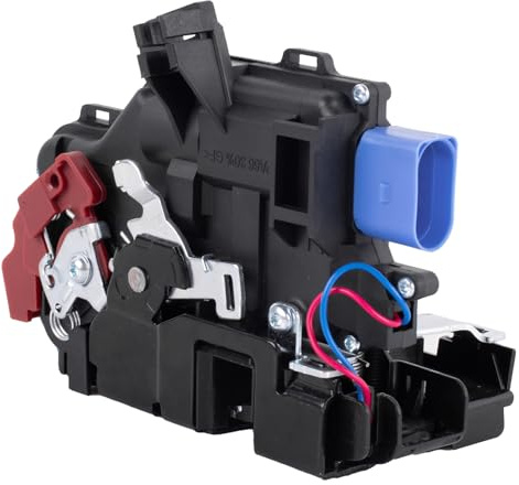 Türschloss Stellmotor Vorne Links 9-Polig passend für 2003-2009 Golf MK V Golf Plus 5M1 Golf V 1K5 Golf VI Altea 5P1 Toledo III 5P2 1Z3 1Z5 Autozubehör Teil# 3D1837015 3D1837015A 3D1837015AB