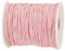 PandaHall 1mm 91m Filo Gioielli Filo Cordino Filo di Cera per Collane Bracciali Fai da Te, Rosa, 91m/ Roll