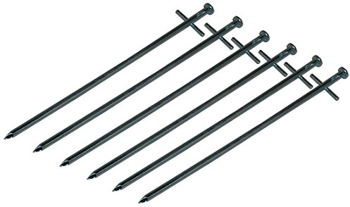 Campiro® Picchetti a croce, 23 cm, per tenda, gazebo, veranda, anche per rocce, 12 pezzi