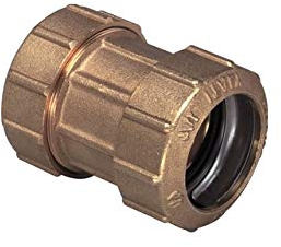 PE ROHR VERBINDER FITTINGS 25 mm Verschraubung aus Messing DVGW Trinkwasser (Messing, MS Kupplung 3/4)