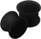 KJM FASHION 2 STK Silicone Black 12mm 1/2 Double Flared Flesh Earplugs Ohr Plug Stecker Ring Expander Stab Piercing Schmuck 2669