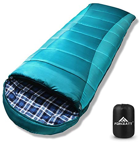 Forceatt Schlafsack für Camping 3-4 Jahreszeiten und kaltes Wetter （0 ℃ bis 20 ℃.） Leichtgewichtig, Wasserdicht und Warm für Erwachsene丨 Rucksackreisen, Camping, Wandern und Reisen