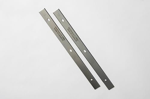 12 Stück Hobelmesser Wendemesser Systemhobelmesser Hohe Qualität – Hochleistung - Made in Germany - Hobelmaschine (260x18,6x1mm (3 Löcher 87mm Lochabstand) für Felder)