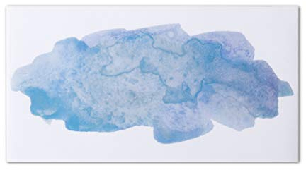 Rayher 31630356 Wachsmotiv Watercolor, hellblau, 9 x 16,9 cm, 1 Stück, zum Gestalten von Kerzen (Firmung, Konfirmation, Taufe, Hochzeit etc.)