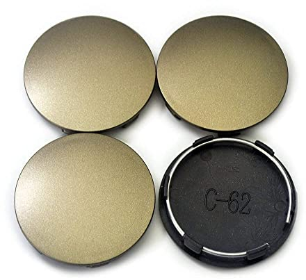 RhinoTuning 4 Stück Radnabenkappen für Nabendeckel OD 62 mm ID 58 mm, Bronze Radnabenabdeckung Geeignet für 15 & 16 TE37 A5 Rad, C-62 Felgendeckel