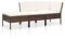 Tidyard Gartensofa 3-Sitzer Lounge Set Poly Rattan Gartenmöbel Loungemöbel Sitzgruppe 3 Personen Sofagarnitur Gartengarnitur Sitzgarnitur für Garten Terrasse, 3 teilig Braun typ-2