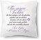 Farbwuselei Kissen mit Spruch Für unsere Tochter in Liebe Mama und Papa Flieder Kissenhülle Inlay Kissenbezug Geschenk Eltern