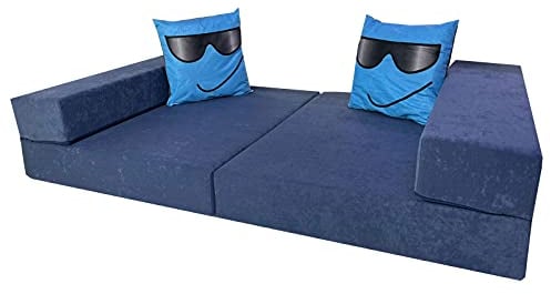 Klappmatratze Gästematratze Double Größe 174x78x13cm (Blau)