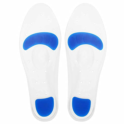Solette per Arco Plantare in Silicone, Solette per Arco Plantare in Silicone per Donna Uomo Piedi Piatti Ortopedici per Piedi Sportivi, per Uomini e Donne(37-38 yards)