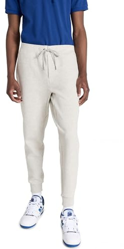 POLO RALPH LAUREN Men's Double-Knit Jogger Pant, (Fall/Winter 2022) Lite Grey Heather, XXL