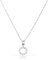 Made by Nami Minimalistische Halsketten mit Anhänger • Dezente Damen Edelstahl Halskette mit starkem Karabiner-Verschluss • Choker-Kette Frauen & Mädchen • Filigrane Gliederkette (Sonne Silber)