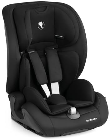 ABC Design Kindersitz Aspen 2 Fix i-Size – Mitwachsender Autositz für Kinder mit 76-150 cm (ab 15 Monaten bis 12 Jahre) mit Isofix Befestigung und sicherem Seitenaufprallschutz (black)