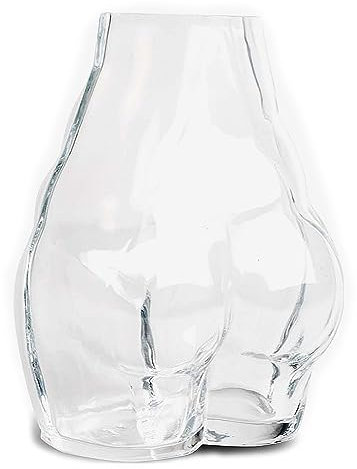 ByOn Vase Trinkglas Butt aus Glas in der Farbe Klar, Größe: S, 5280605400
