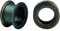 Longbeauty 1 Paar Silikon Ohrpiercing Ohr Tunnel Flesh Expander Stretcher Earlets Plug Gauges Double Flared Hart für Ohrläppchen,Gold, 20MM