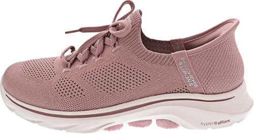 Skechers Femme Go Walk 7 Via Basket, Violet, 40 EU