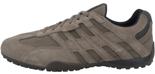 Geox Uomo Snake A, Men's Trainers, Grey, 8 UK