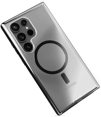 Mous für Samsung Galaxy S24 Ultra Hülle Kompatibel mit MagSafe Transparent - Klarheit - Kratzfest