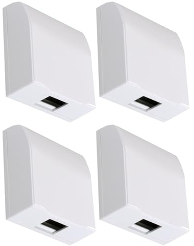OSALADI 4 Stück 86 Wandplatte Steckdose Horizontale Auslassabdeckung Leichte Abdeckung Vertikale Auslassabdeckung Abdeckung Für Außenstecker Lichtschalterabdeckungen Weiß