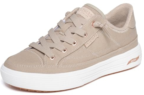 Skechers Arch Fit Arcade Meet Ya There ZapatillasMujer | Tenis casuales, plantilla patentada Skechers Arch Fit con soporte de arco certificado por podólogos, sin cordones
