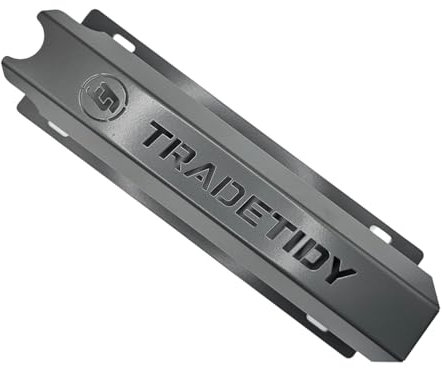 TradeTidy Silicone/Mastic Gun Holder, Accessories for Workshop, Van, and Garage Storage, Made from 1.5mm Super Strong Steel, Rounded Edges for Safety, 100mm Wide x 345mm Long x 65mm Deep, Grey