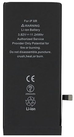 Batería Compatible con iPhone XR ⋆ Válida para Todos los APN ⋆ Capacidad 2942 mAh