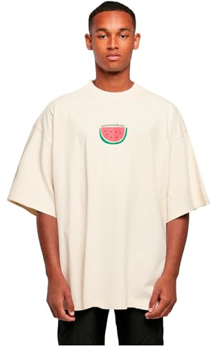 Merchcode Herren Mp5002570-summer Summertime Huge Tee T-Shirt, Whitesand, 3XL EU