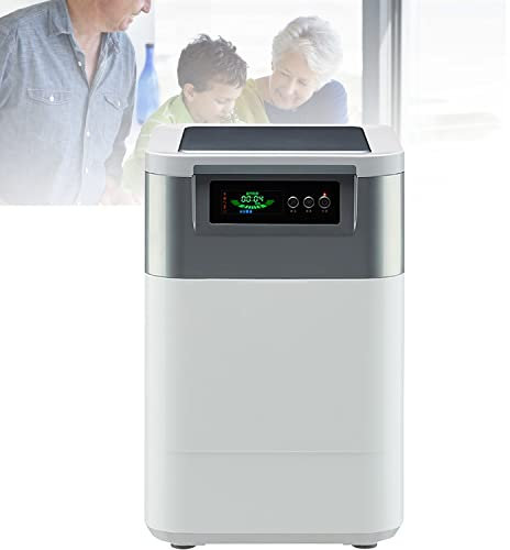 ZHJOPP Smart Waste Kitchen Composter, Electric Kitchen Composter, 3L Home and Kitchen Composting Bin, Countertop Automatic Food Waste Cycler, Turn Garbage (Grey)