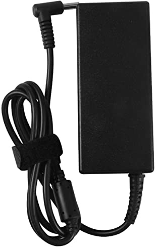 HOMSFOU Chargeur pour Ordinateur Portable Adaptateur pour Ordinateur Portable Black