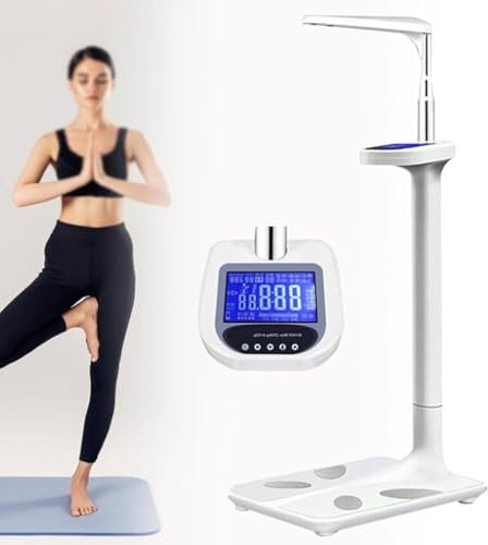 Digital Body Weight and Height Scale, 440LB Capacity Fat Analyzer for Home Gym and School Physical Examinations - Accurate Health Monitoring Device