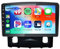 Android 15 Radio Coche 2 DIN 9 Pulgadas para Ford Kuga 2008-2010 con Cámara de Respaldo Controles del volante Bluetooth GPS Navi CarPlay inalámbrico con Bluetooth Dual Pantalla táctil HD de Asistencia