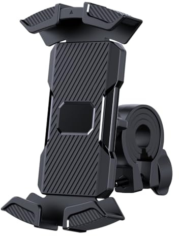 MEIION beyerwerk velogrip Fahrrad handyhalterung mit 360°Drehung & Einhandbedienung,Verstellbare, für Rückspiegel & Motorrad Lenker