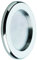 CBM Tirador Inoxidable para puerta corredera cristal (Incluye adhesivo doble cara 3M). Venta por juegos de 2 uds.Grosor sólo 5 mm.BRILLO.