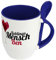 printplanet Löffeltasse mit Namen Ben - Motiv Lieblingsmensch - Namenstasse, Kaffeebecher, Mug, Becher, Kaffeetasse - Farbe Blau