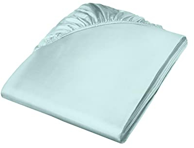 fleuresse Uni Colours, Satin, Aqua, 100 x 200