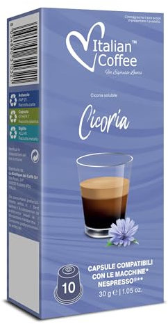 Italian Coffee 60 Capsule Cicoria Compatibile con Nespresso