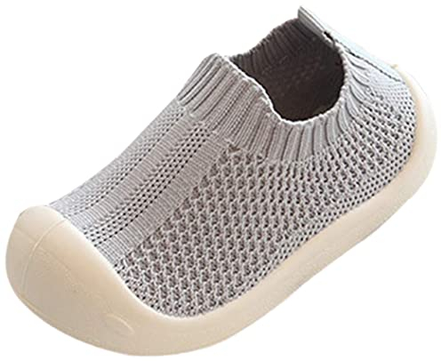 DEBAIJIA Baby-Jungen Shoes Plattform, A Mesh Grau,22 EU