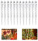 Transparente weiße Eiszapfen, schöne Dekoration, Weihnachtsbaumschmuck, Weihnachtsbaum-Eiszapfen, aus Kunststoff, Ornament zum Aufhängen, weiß (13 cm), 24 Stück