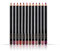 12-teiliges Lippenstift-Set, professionell, wasserfest, langanhaltend, Lippenstift, Bleistift, Make-up, Kosmetik