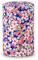 Noren Tea Caddy Boîte à thé 100 g (boîte à thé en papier japonais – Fleurs de cerisier en pleine floraison bleue) / Fabriqué au Japon Yuzen Washi (Sakura in voller Blüte/Blau)